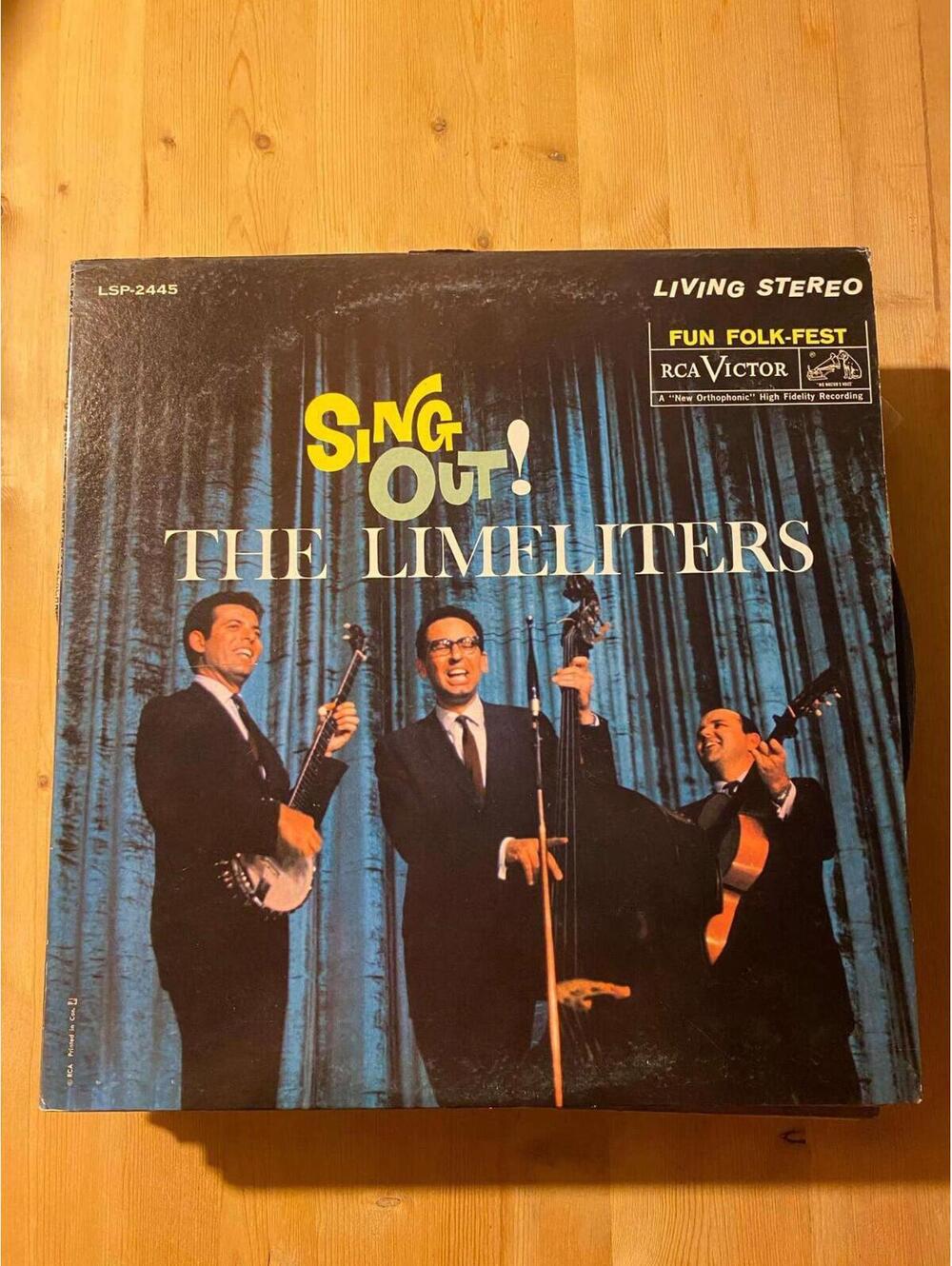 The Limeliters – Sing Out! Vintage 33rpm VG+ AB29